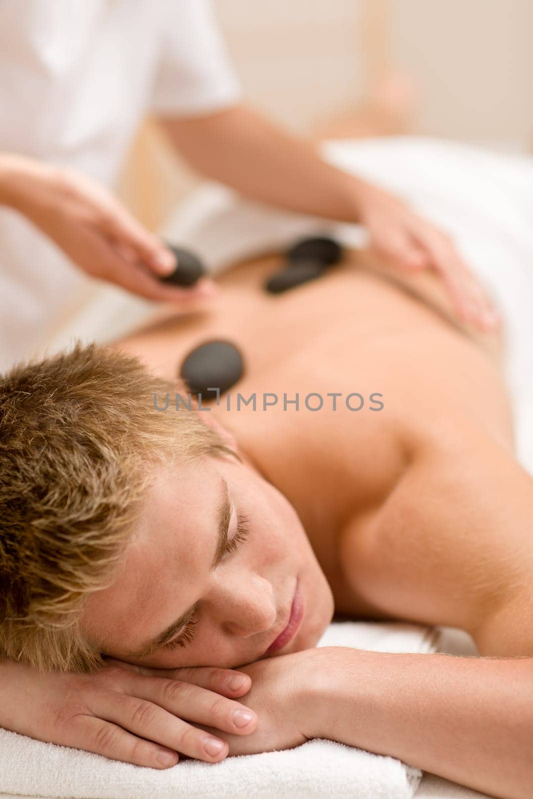 Hot stone massage