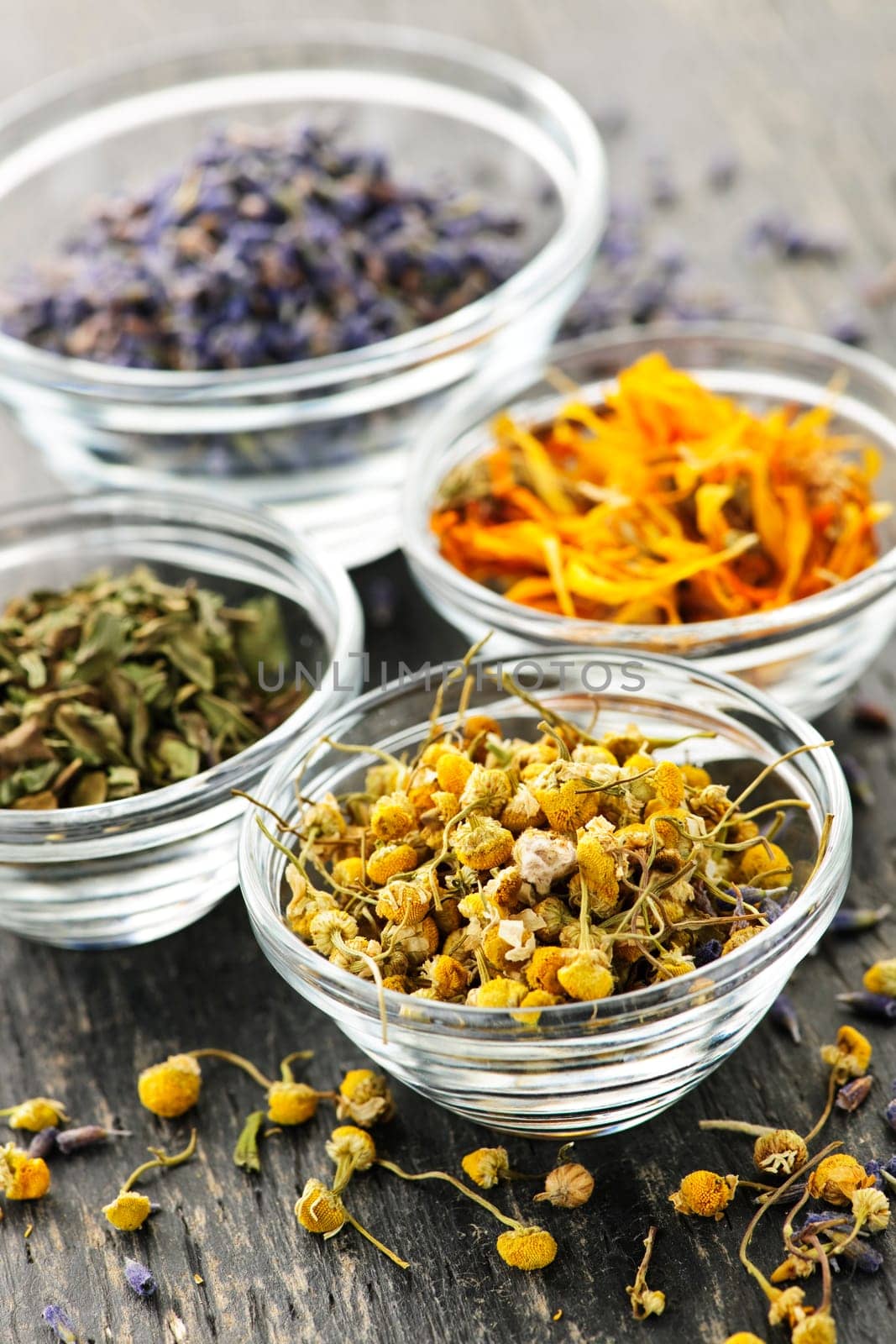 Dried medicinal herbs