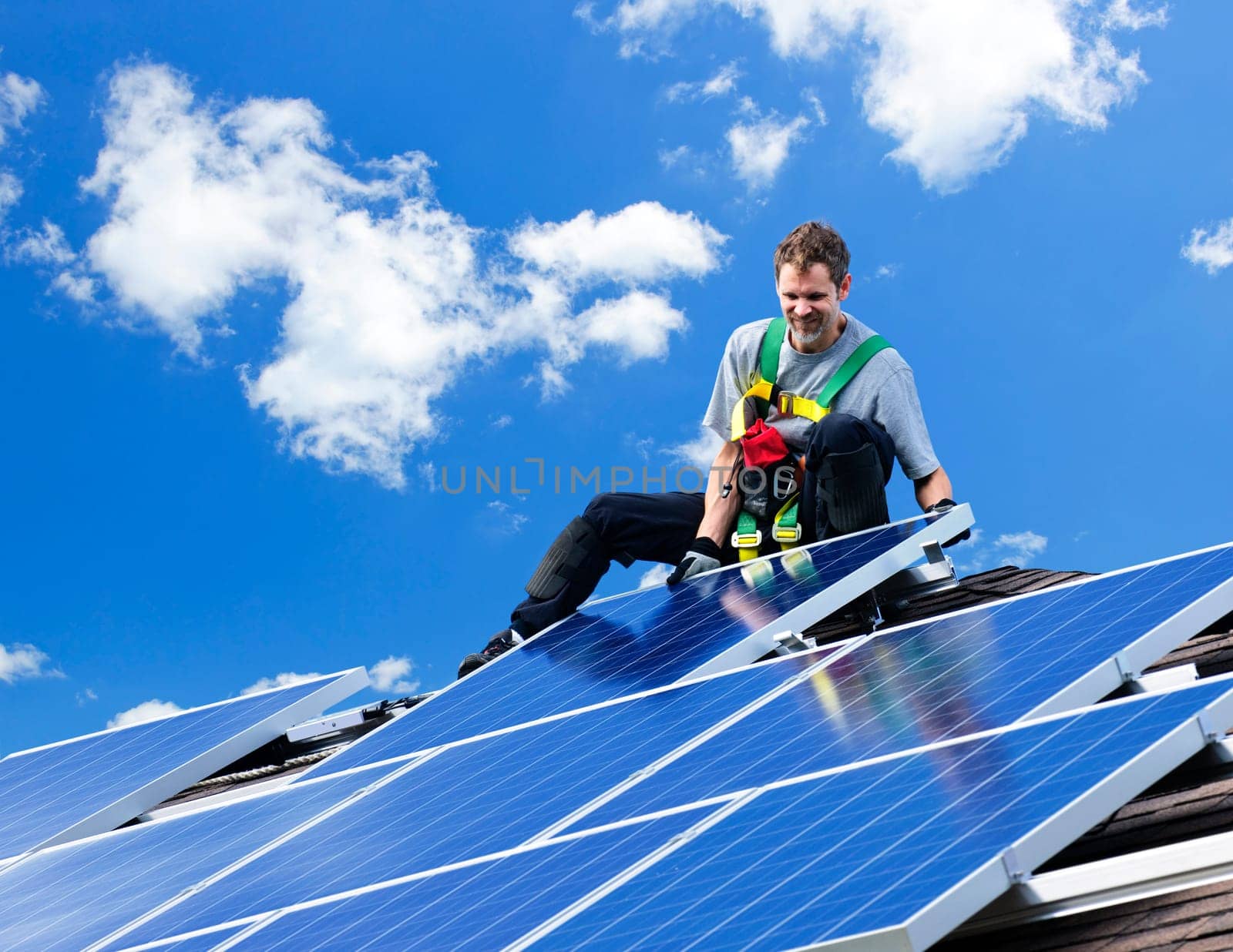 Solar panel installation