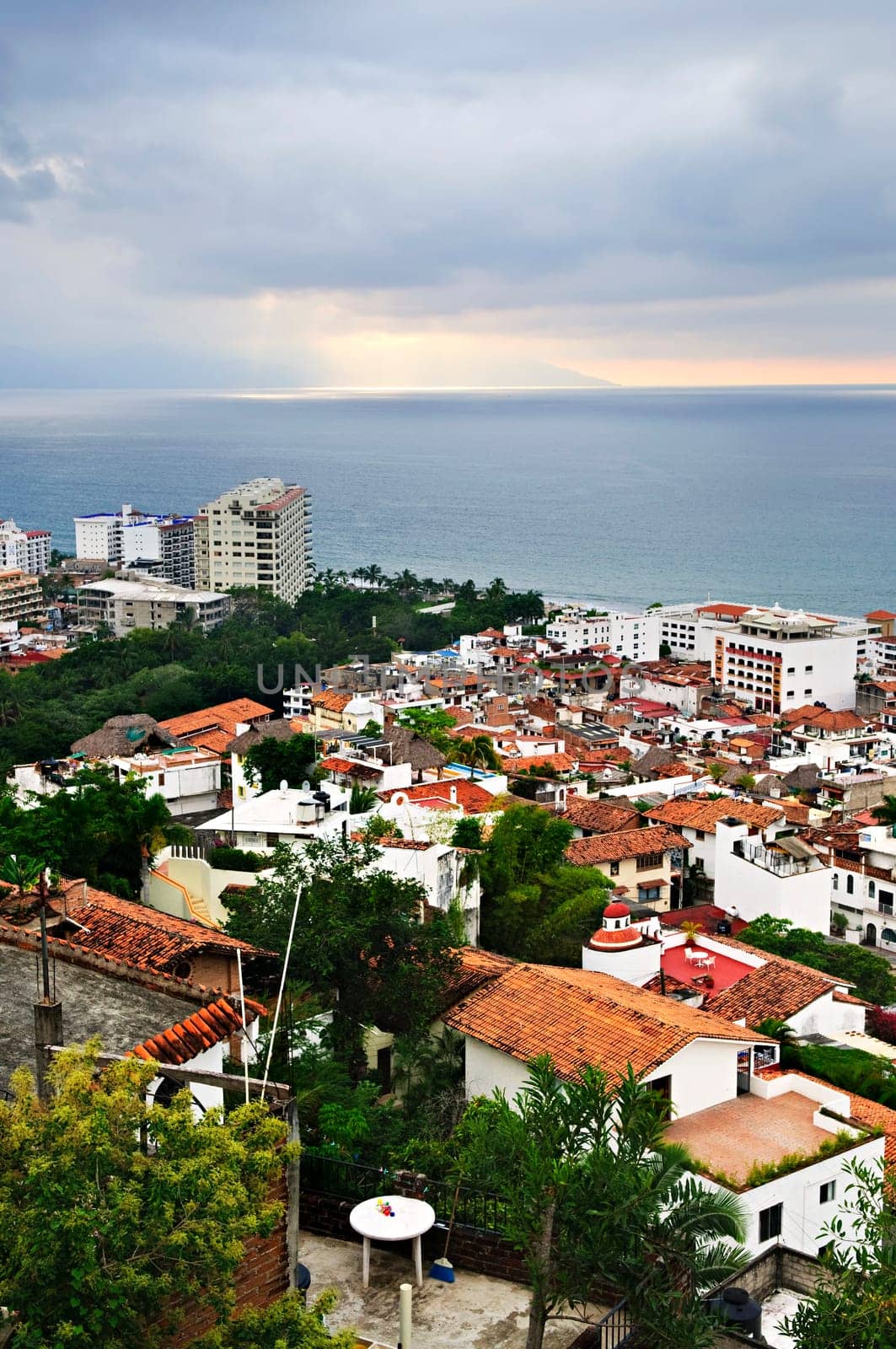 Cityscape in Puerto Vallarta, Mexico