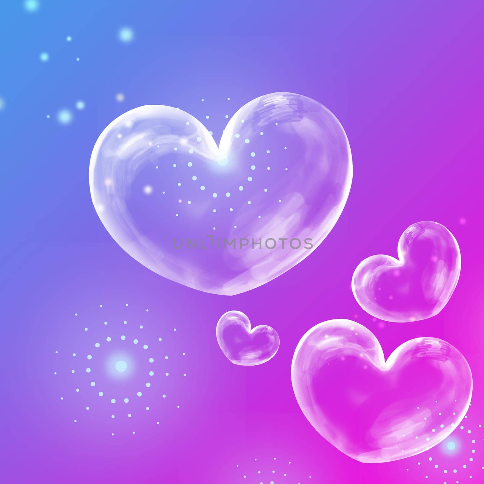 abstract background with heart