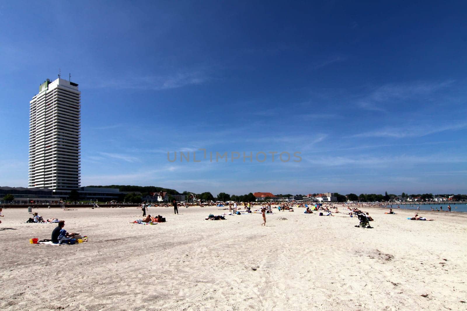 Sandy beach Travemünde