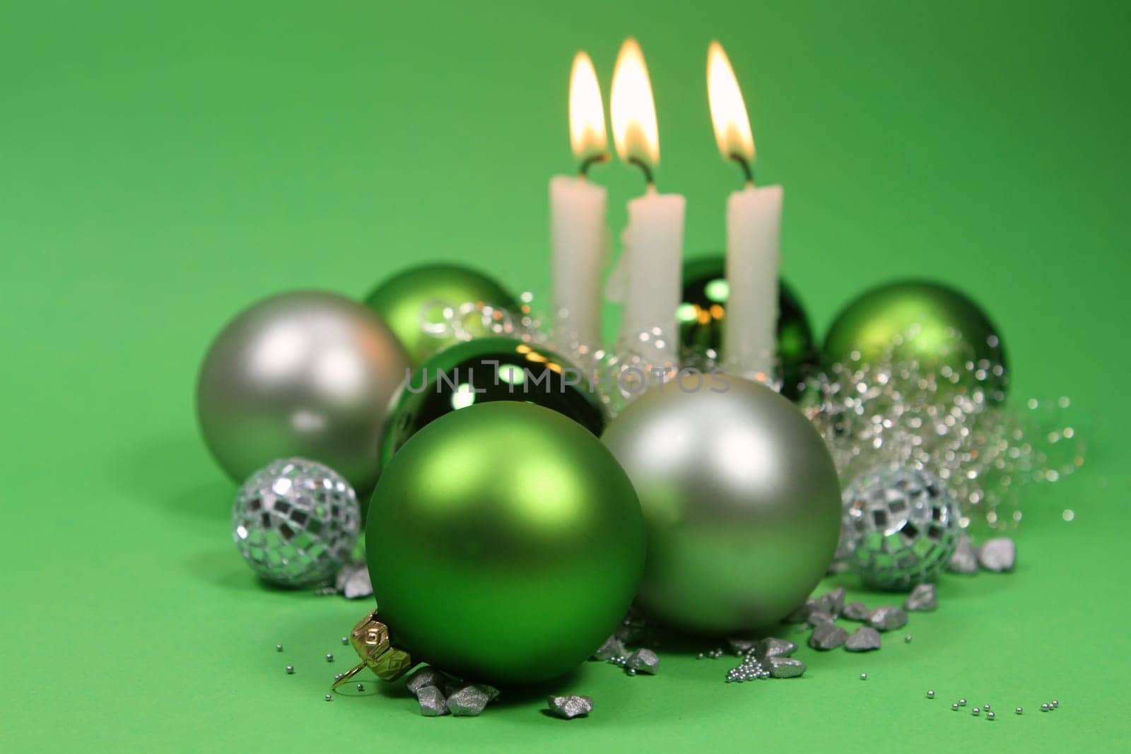 Christmas decoration in green