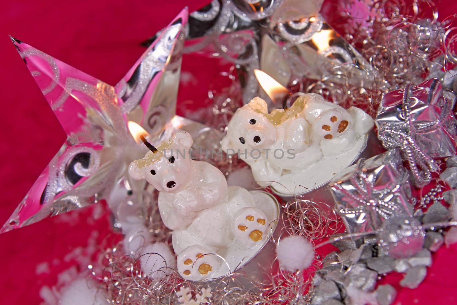 Christmas decoration in pink