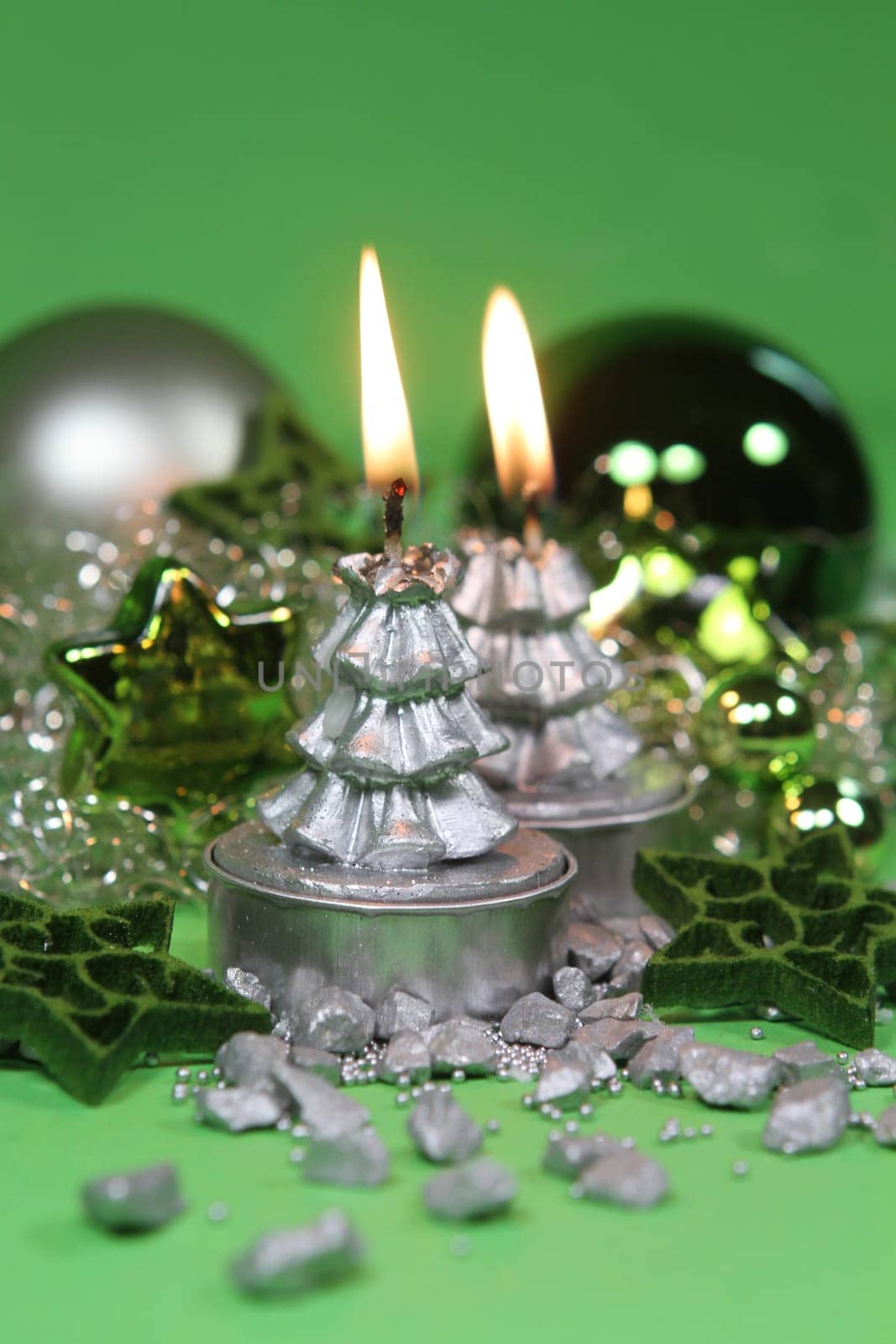 Christmas decoration in green