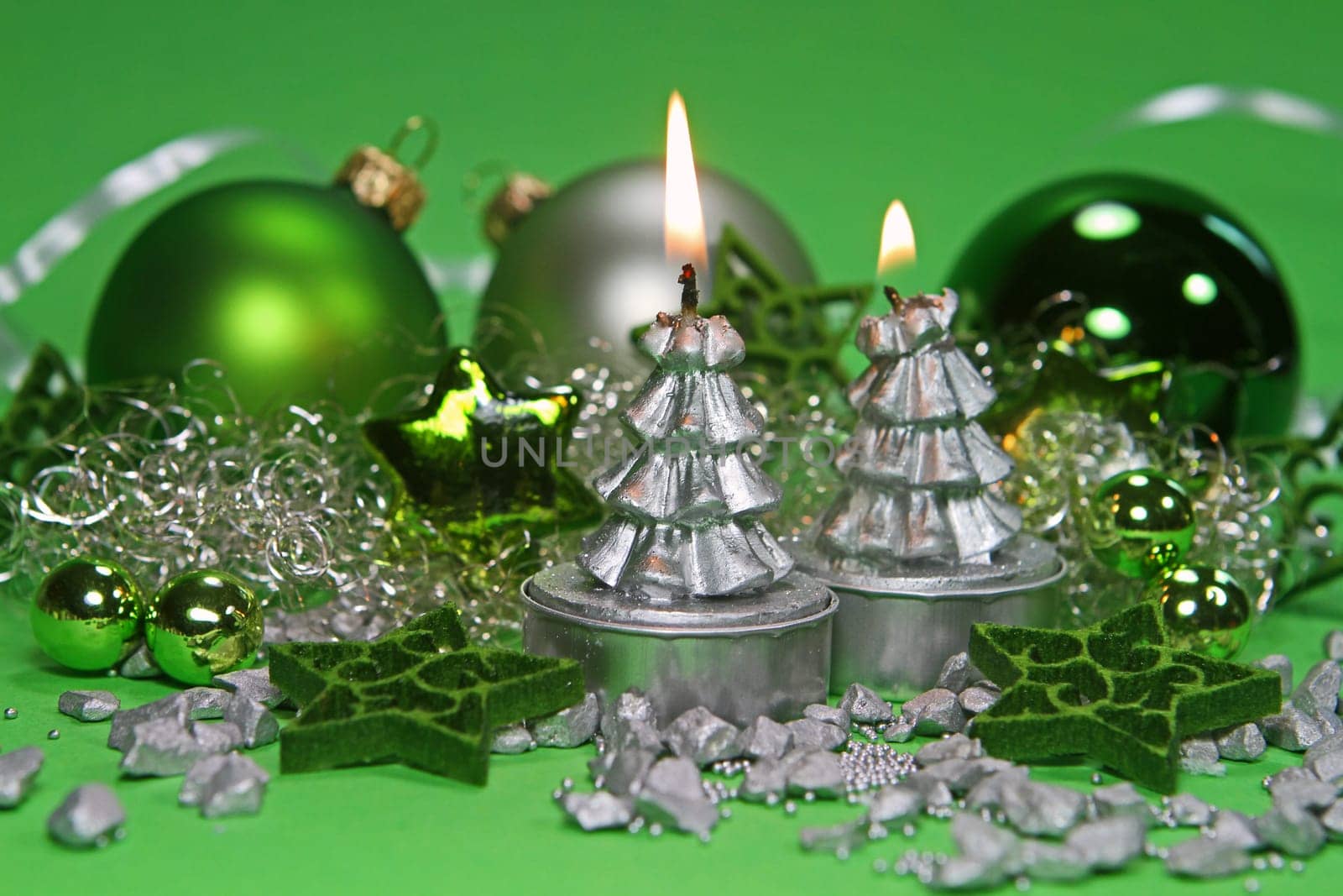 Christmas decoration in green