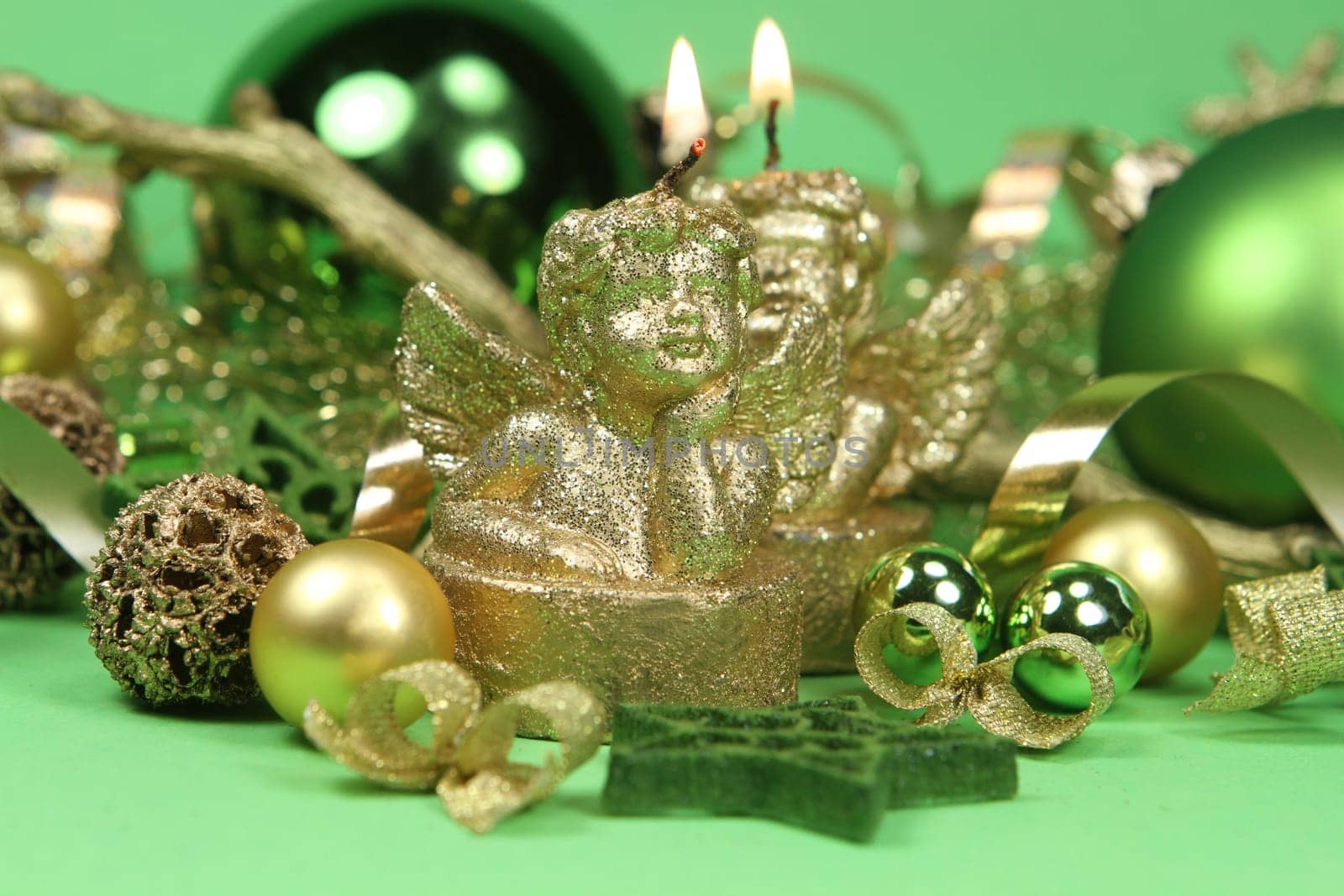 Christmas decoration in green