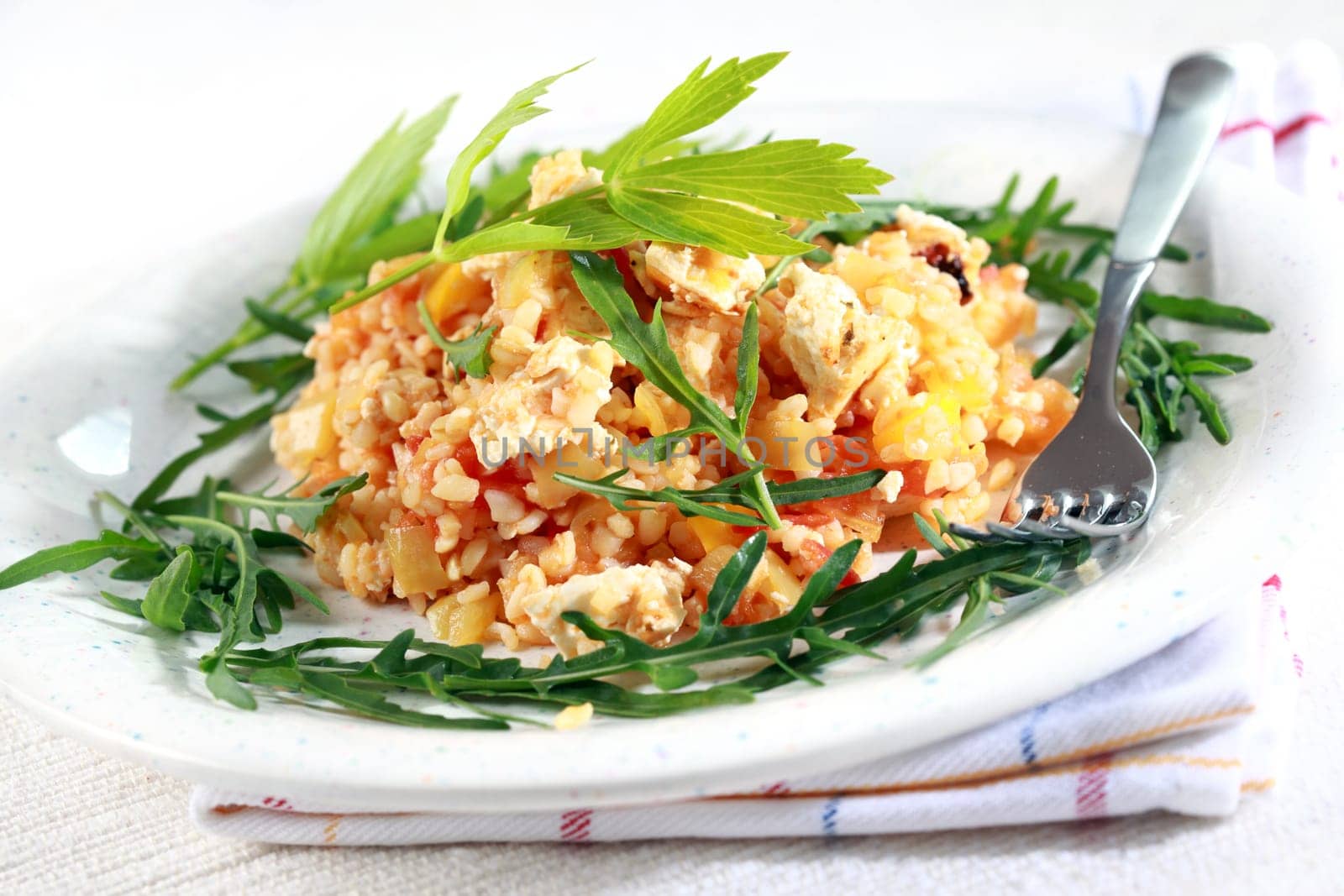 Risotto with bulgur
