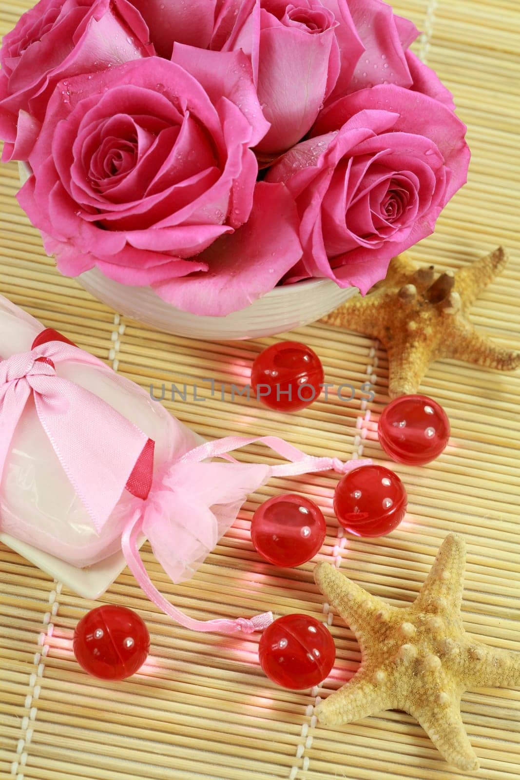 Soap and bath pearls for wellness