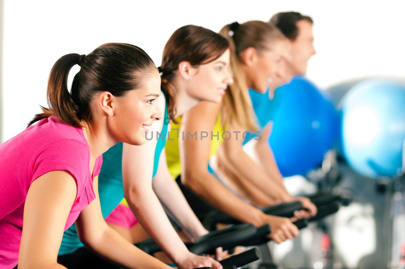 Spinning in the gym
