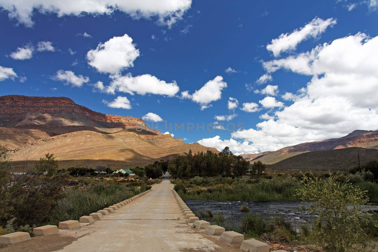 a long and lonely road in south afrika