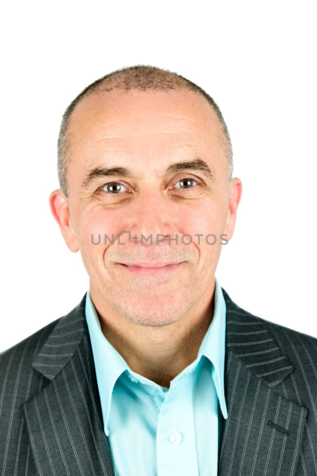Businessman on white background