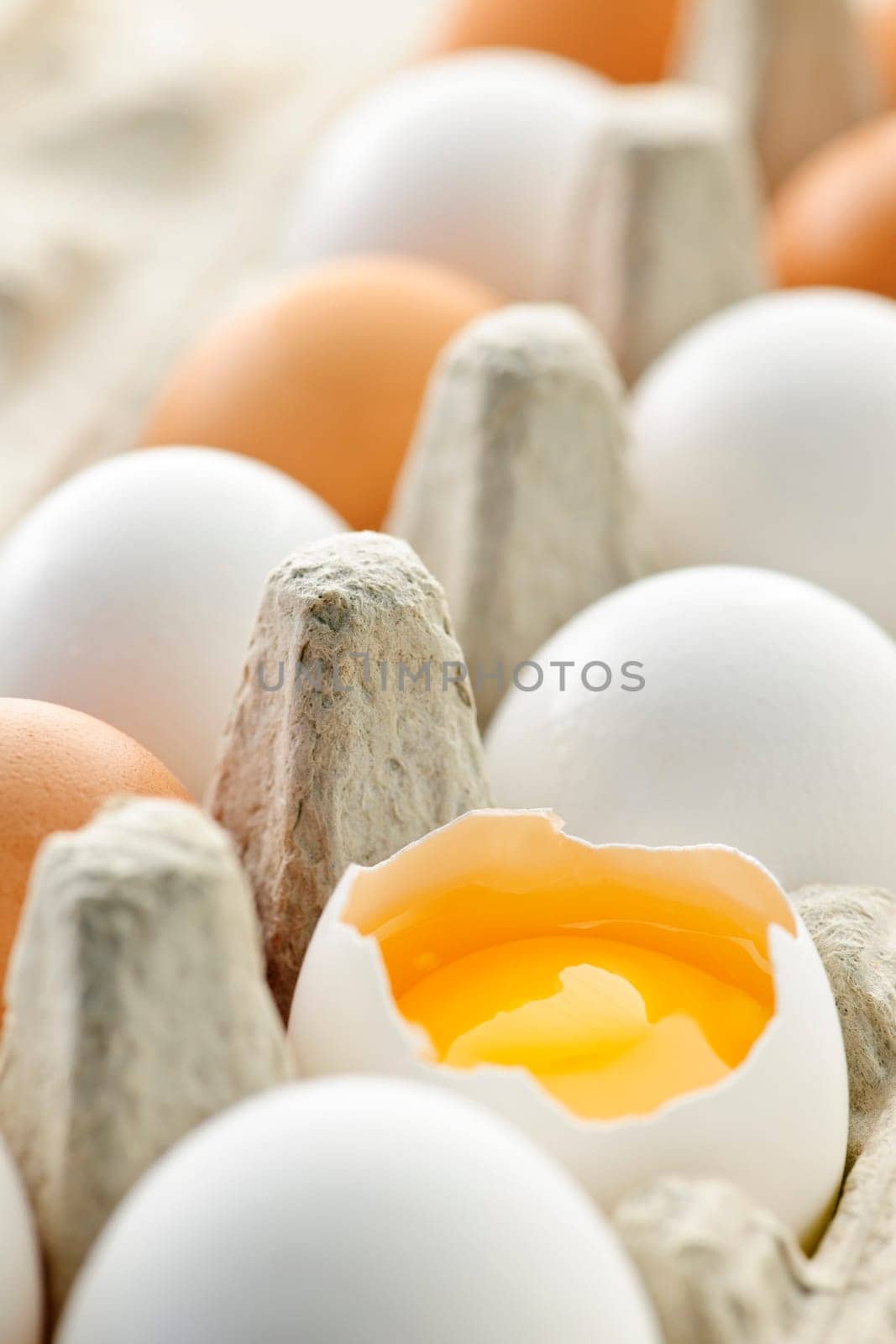 Eggs in box