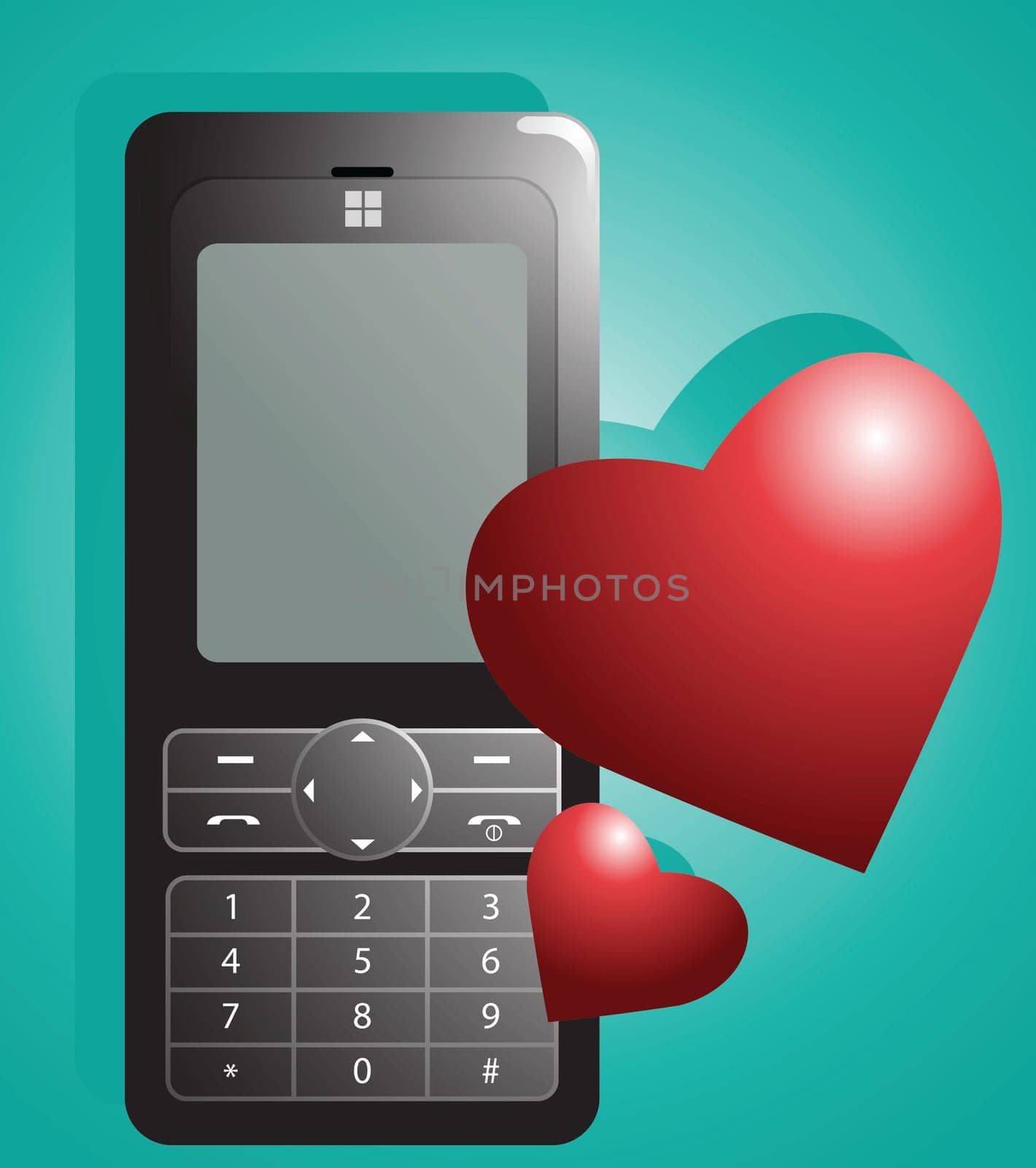 Romantic mobile phone