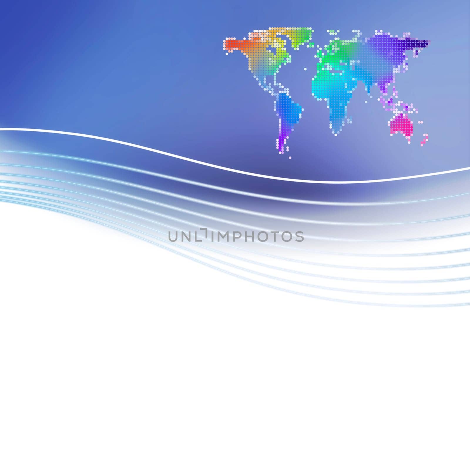 Background World Map Blank