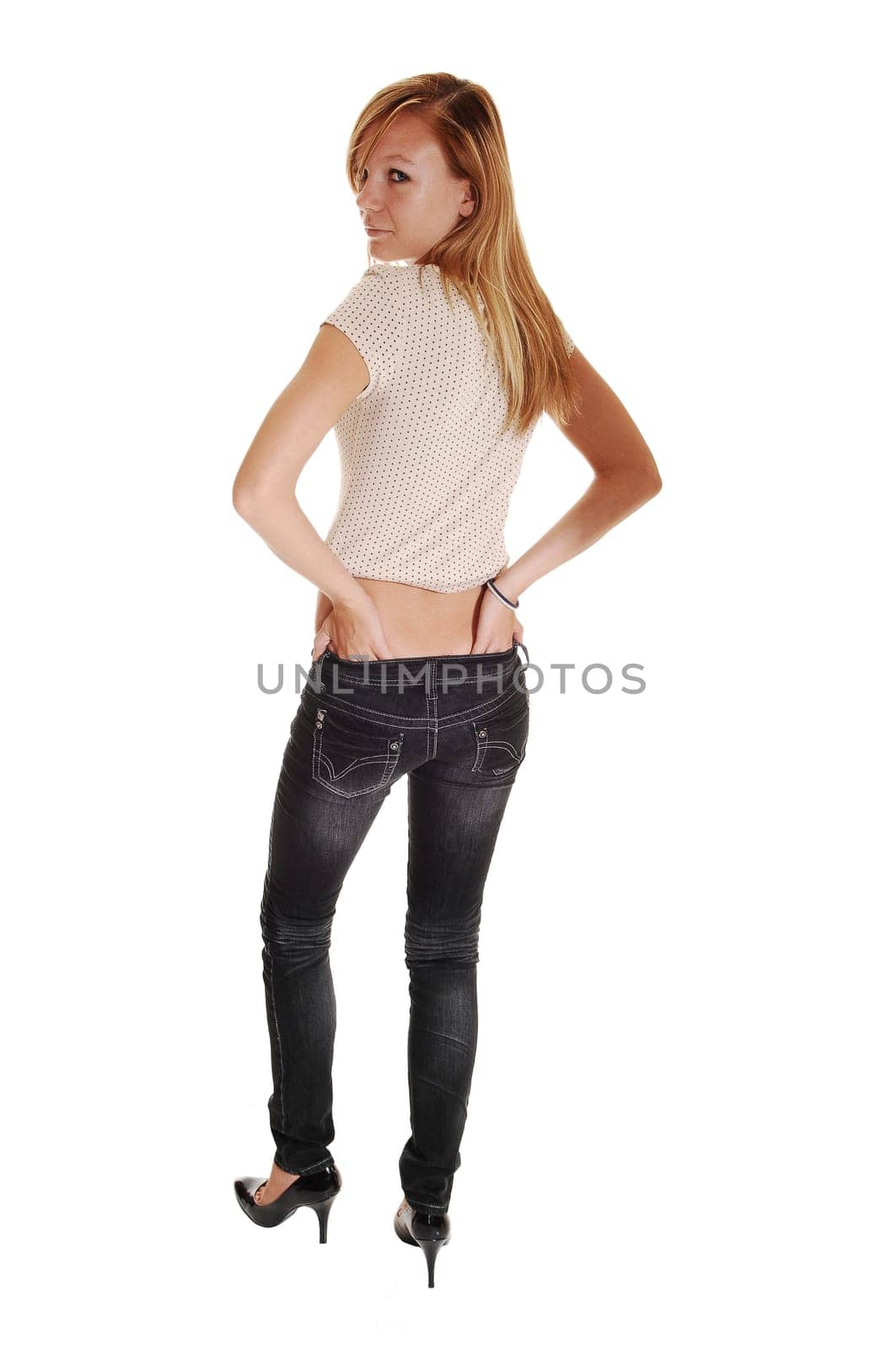 Girl from the back.