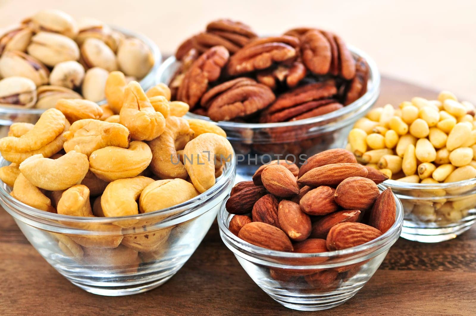 Bowls of nuts