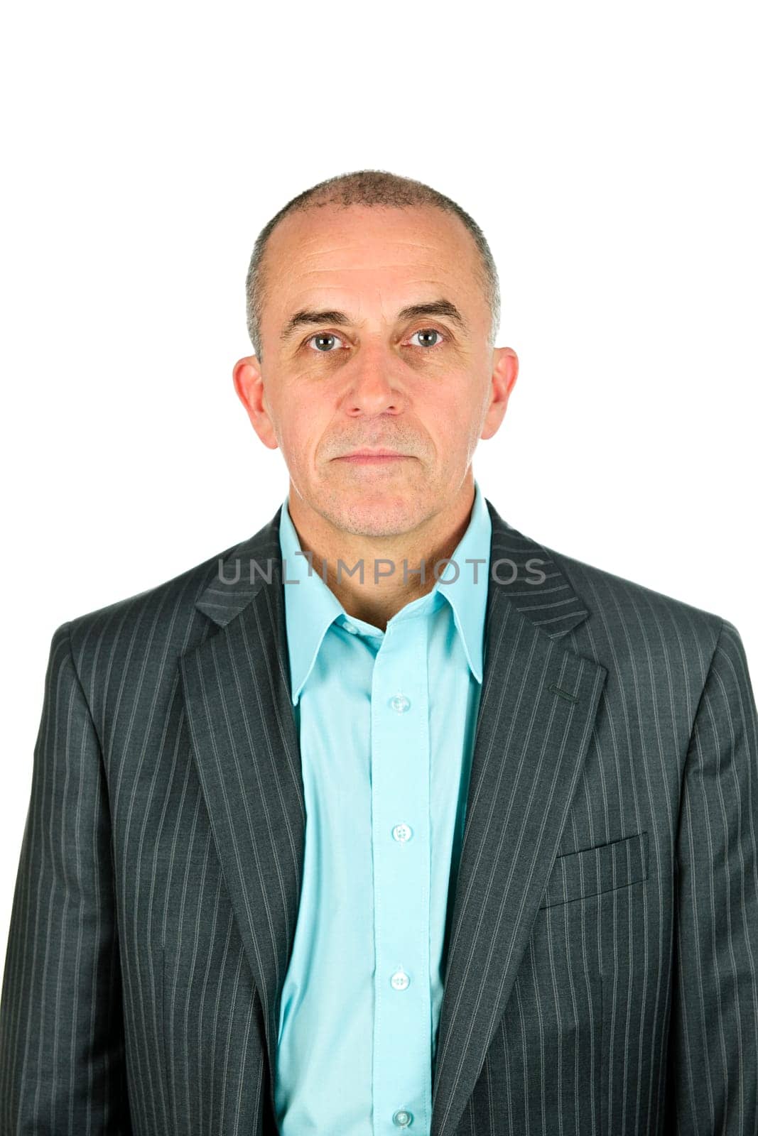 Businessman on white background