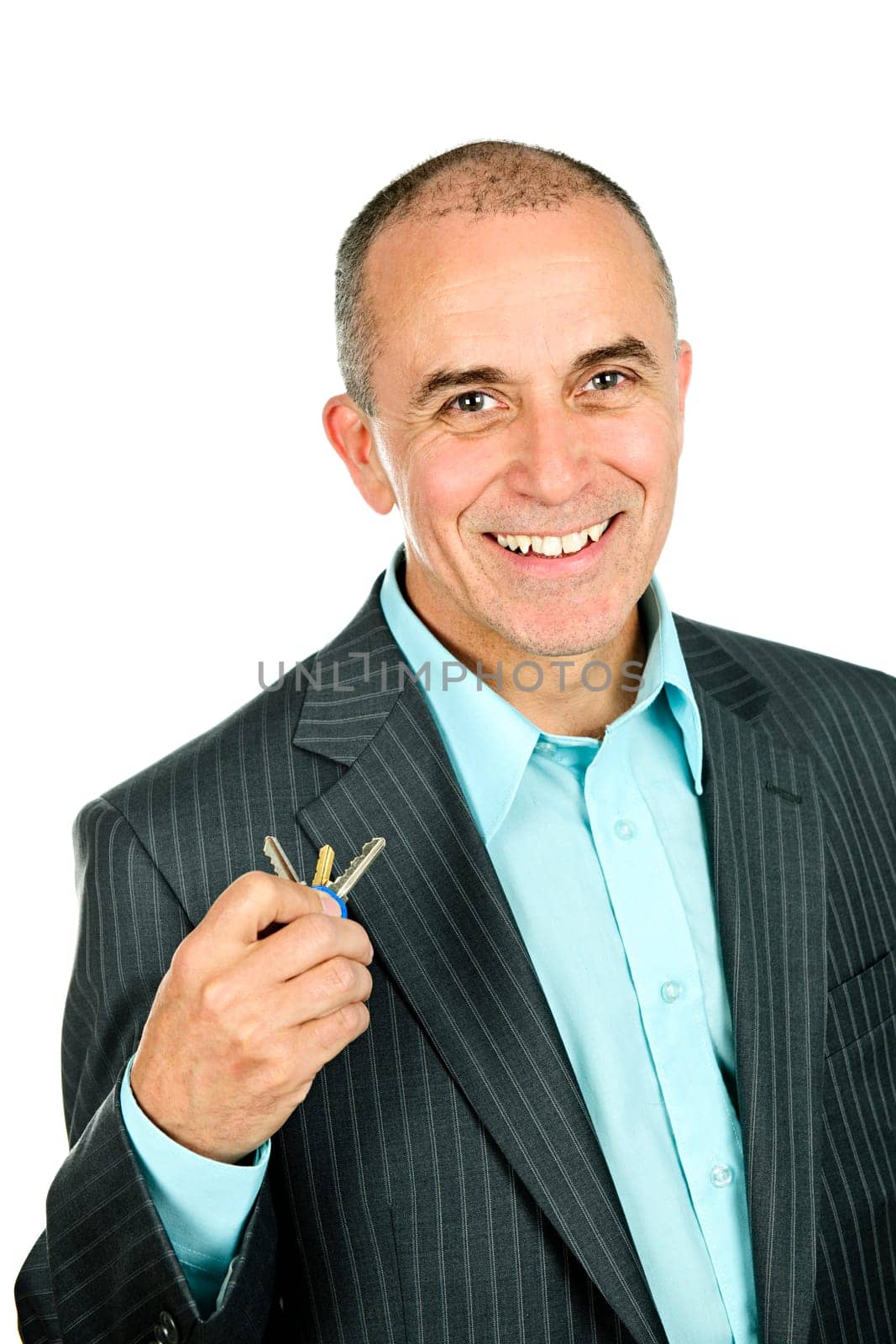 Man holding keys