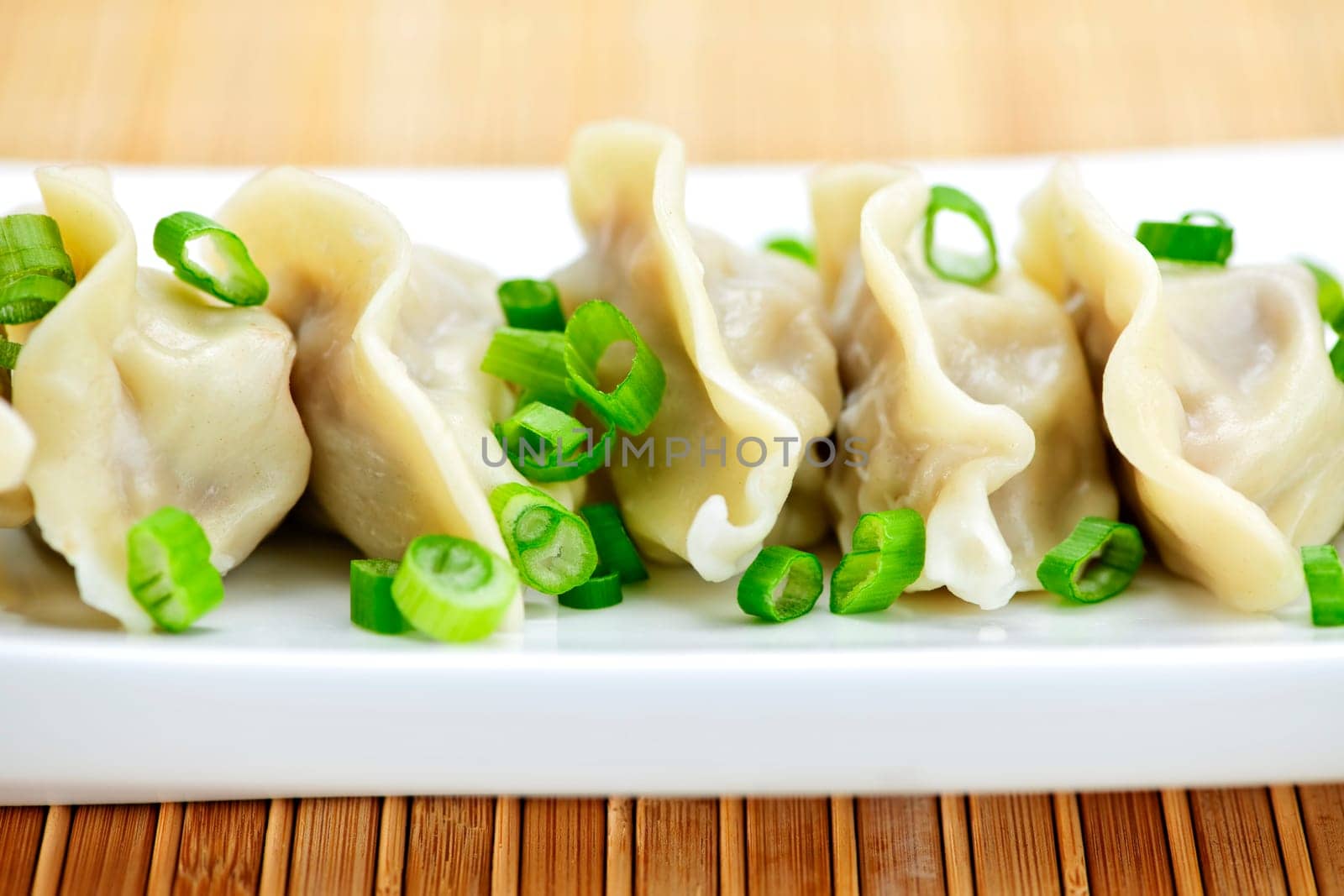 Plate of dumplings