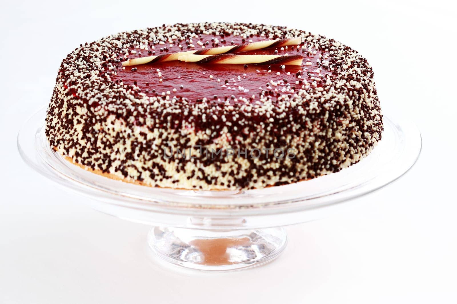 Stracciatella birthday cake