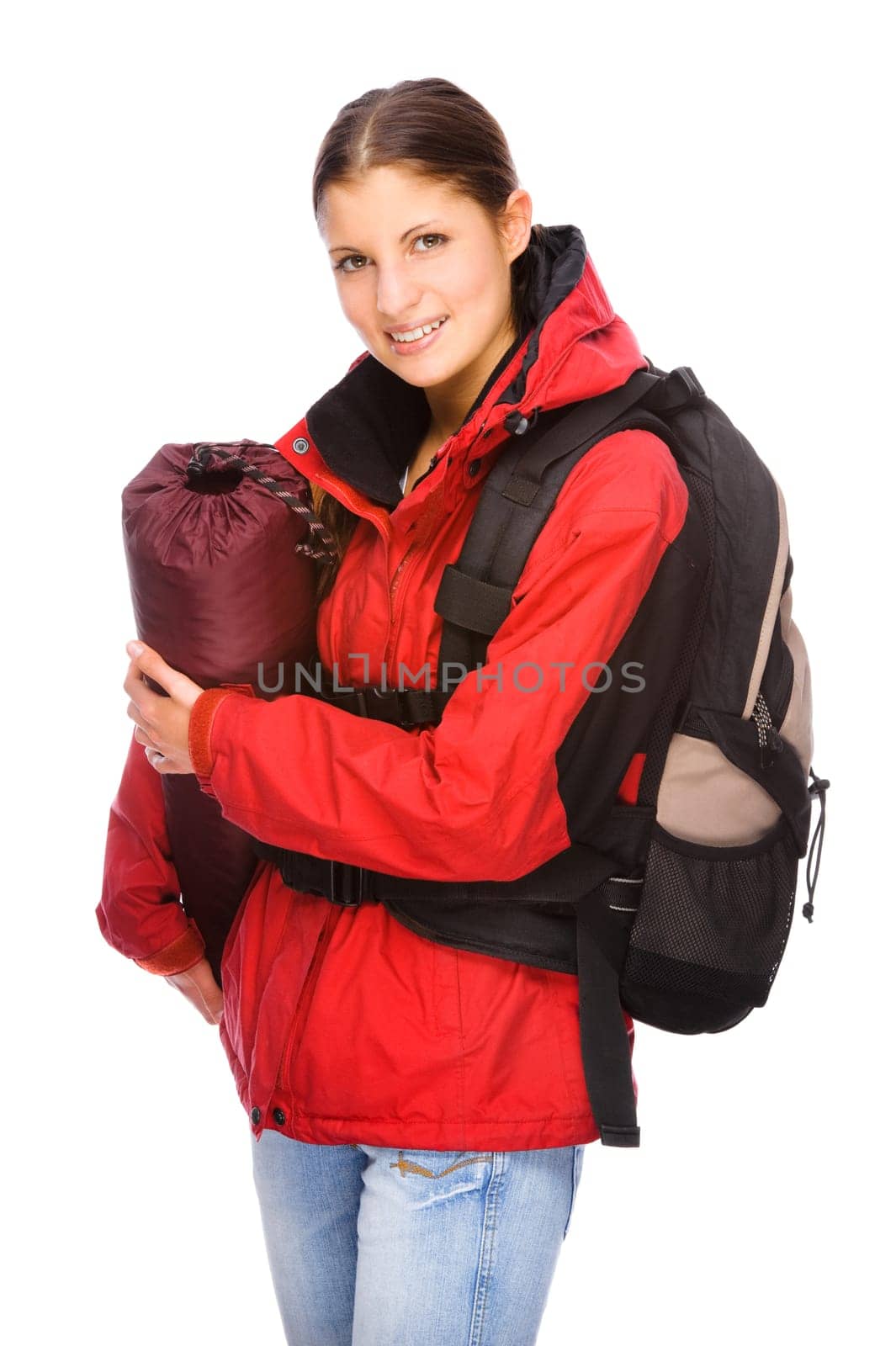 Woman with backpack