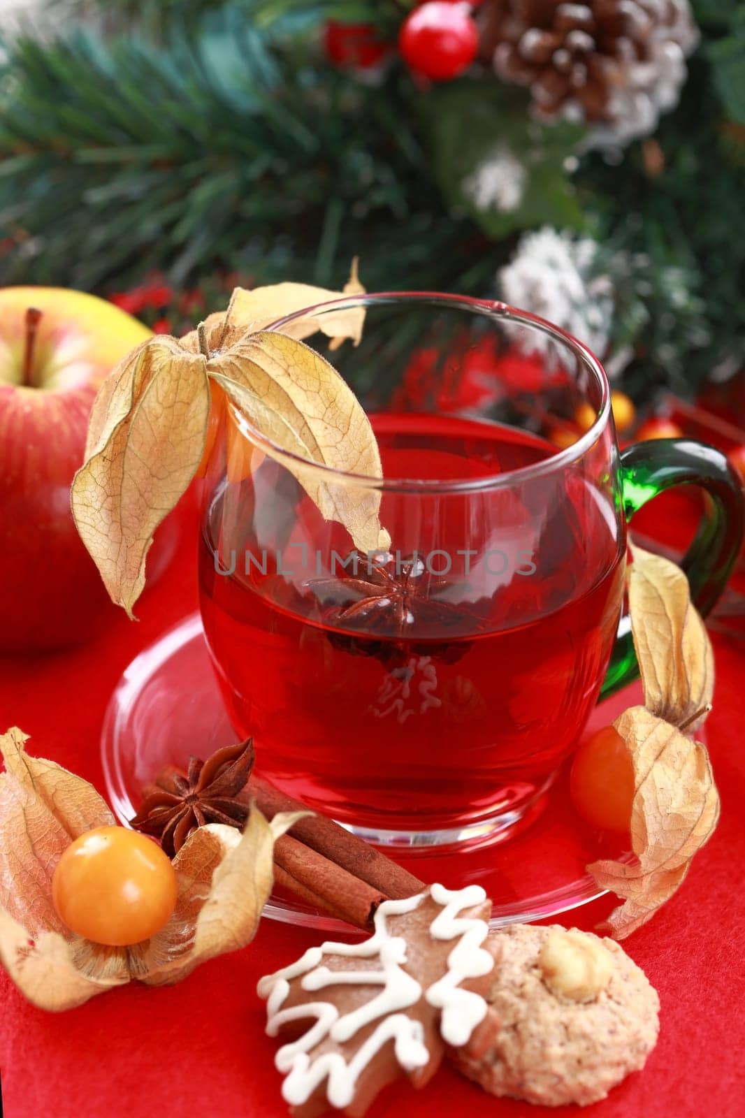 Hot drink for winter and Christmas