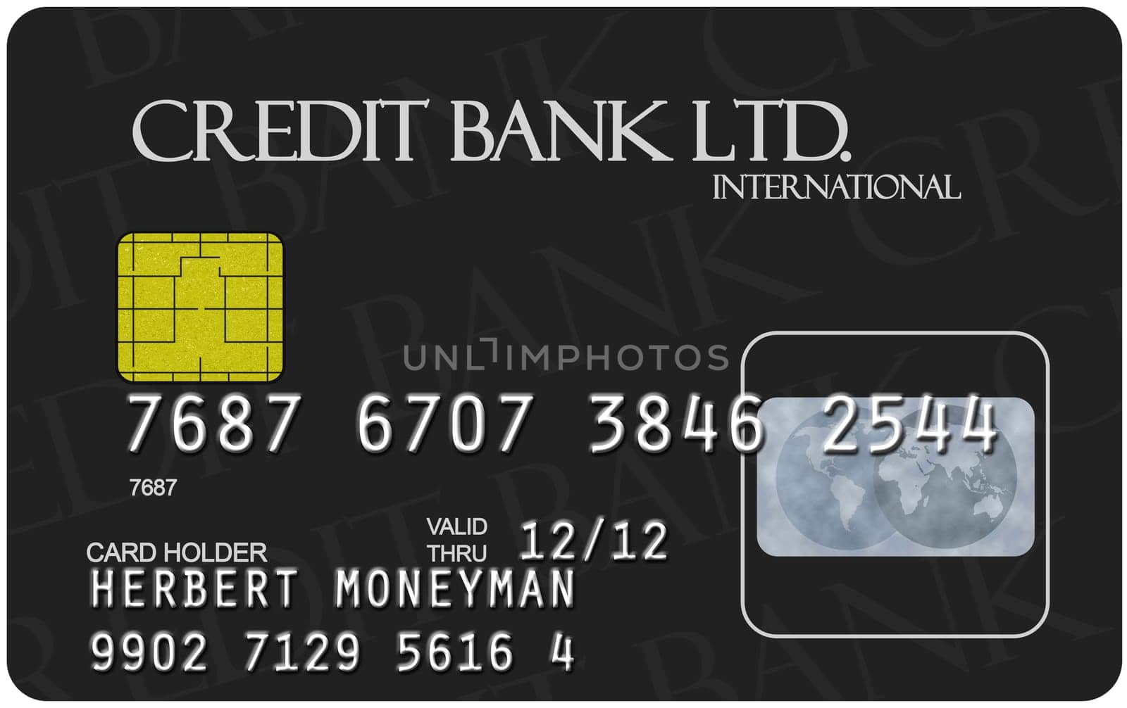 Credit card black