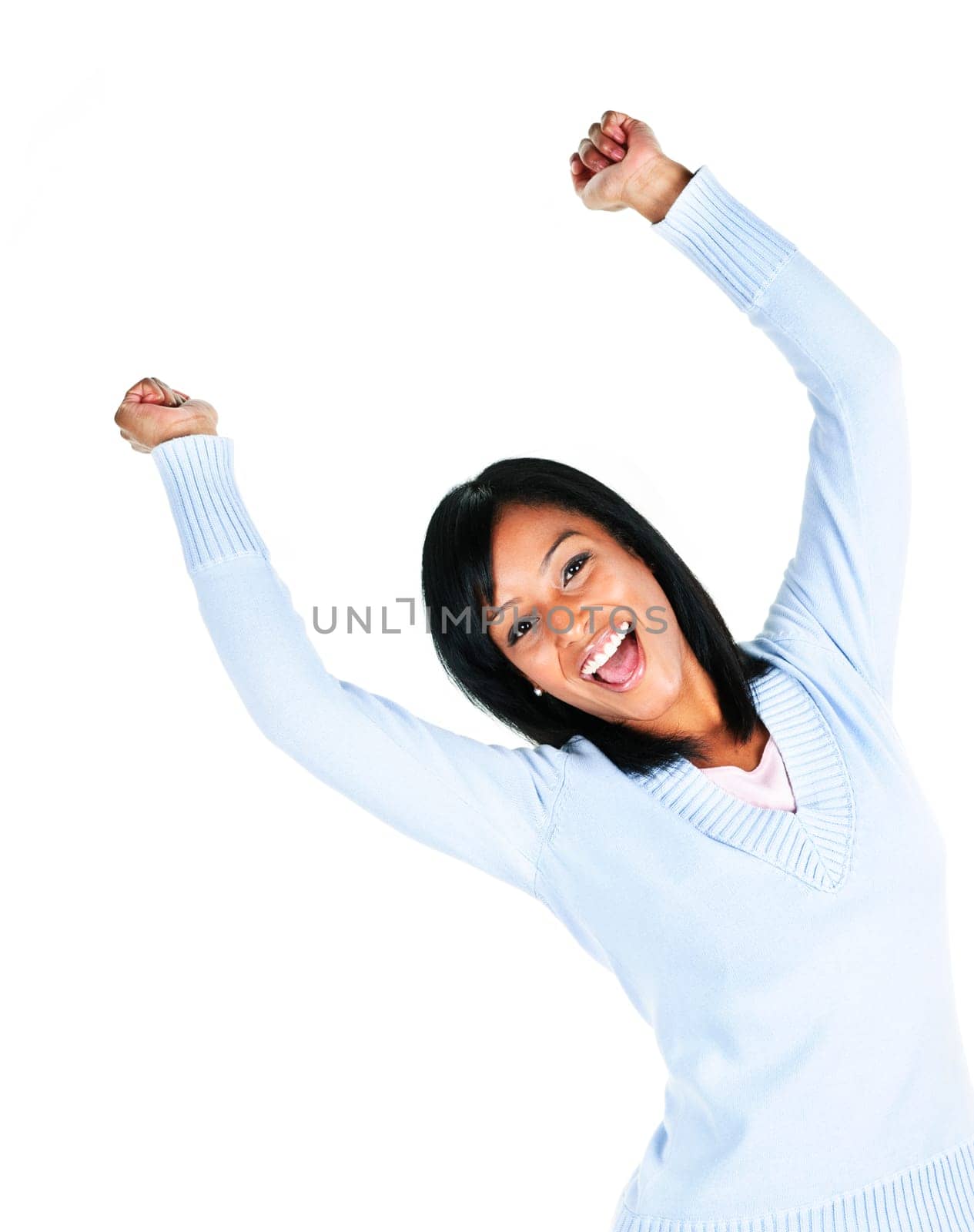 Happy young woman