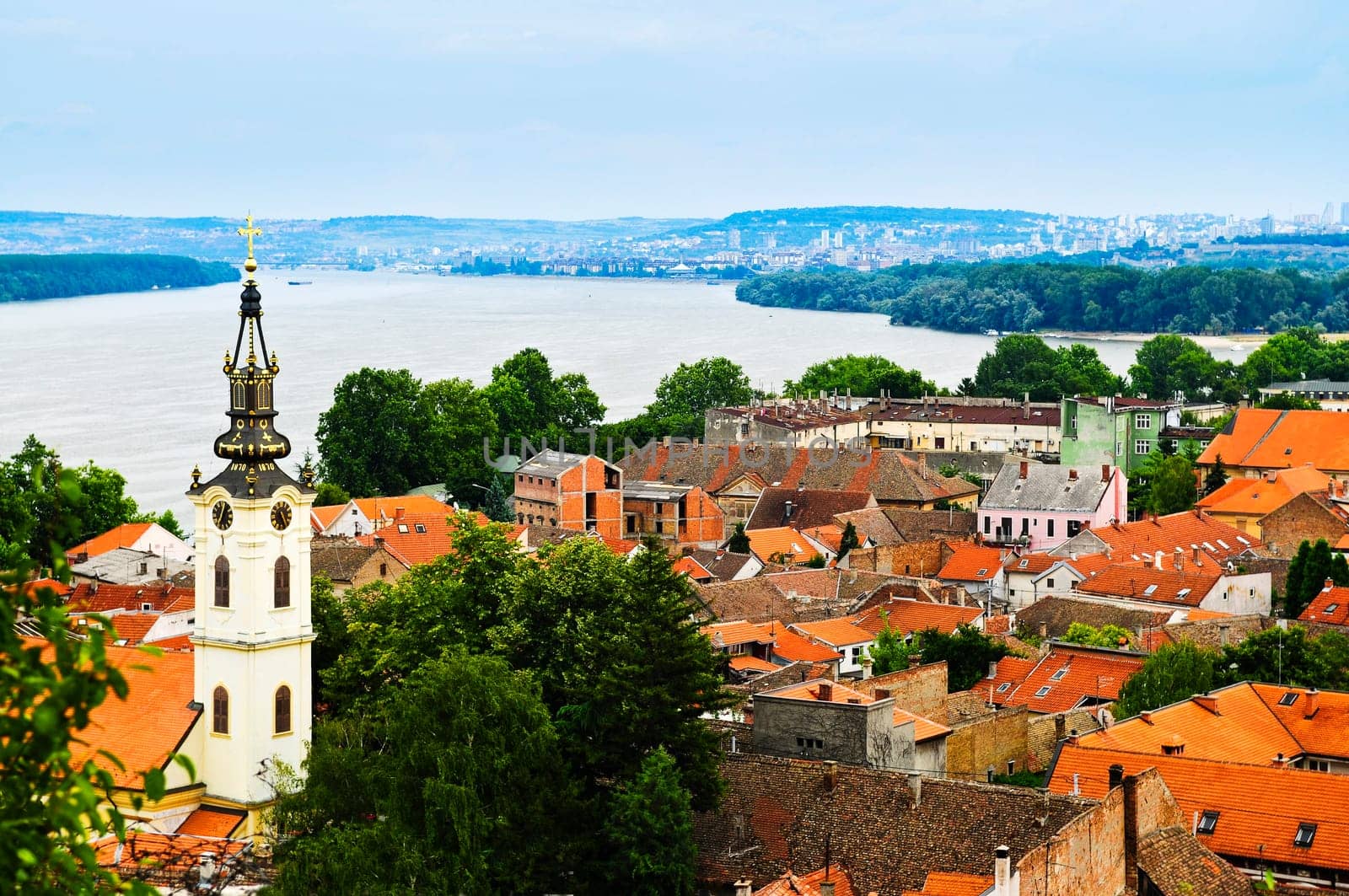 Zemun rooftops in Belgrade