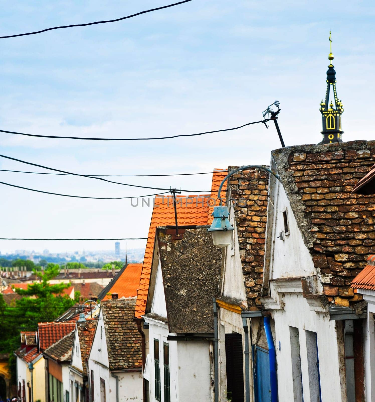 Zemun rooftops in Belgrade