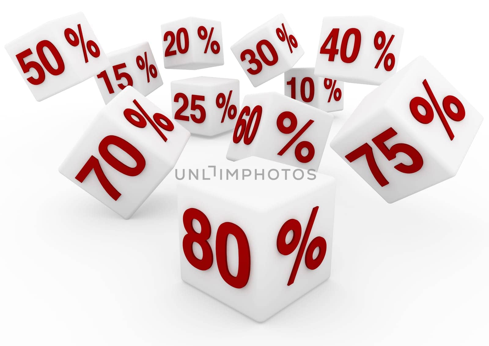 3D Sale Cube