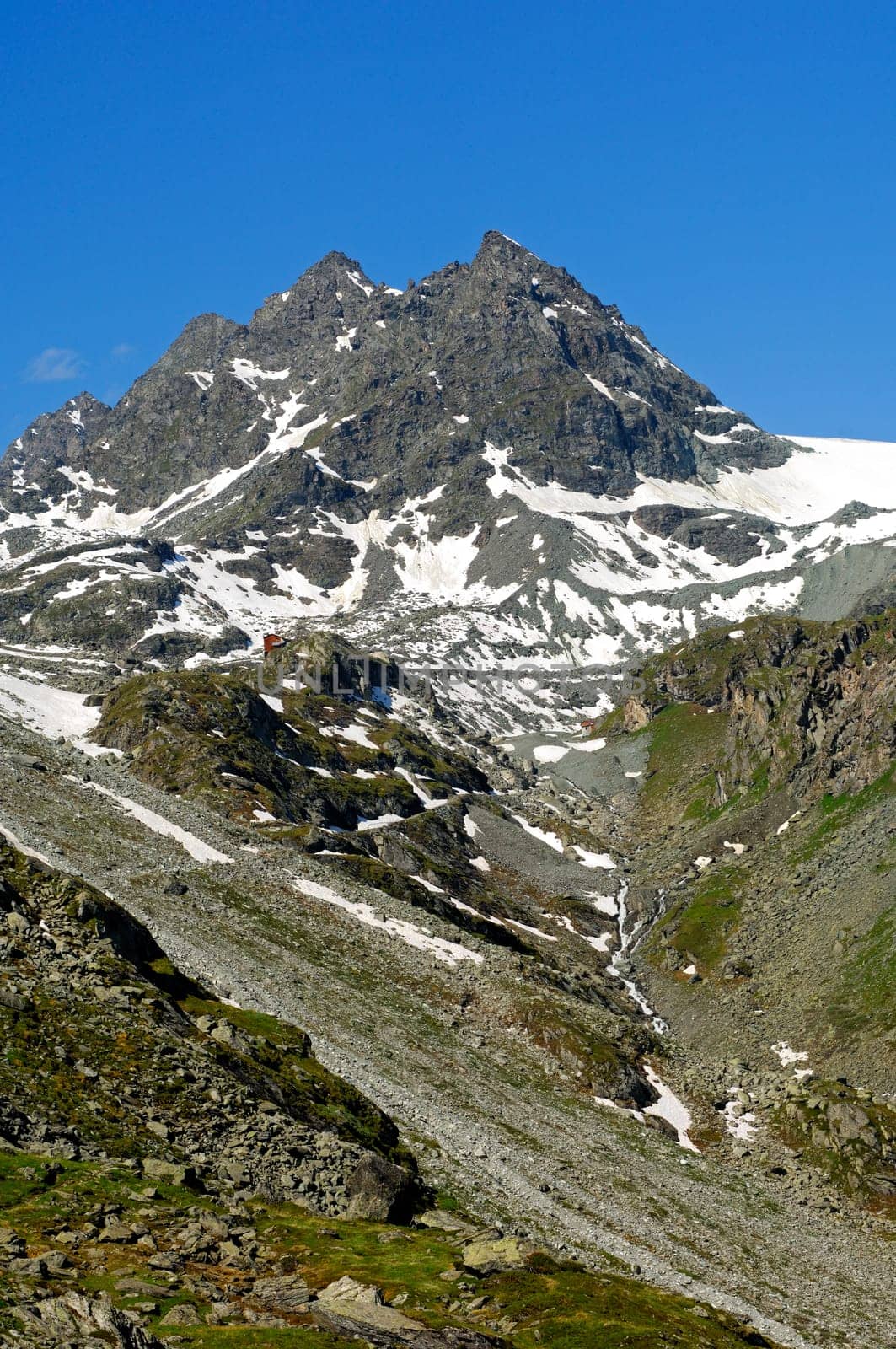 Mountains of the Valais Alps,Valais,Switzerland