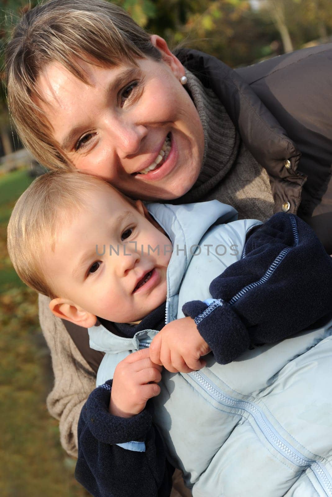 Mother and son