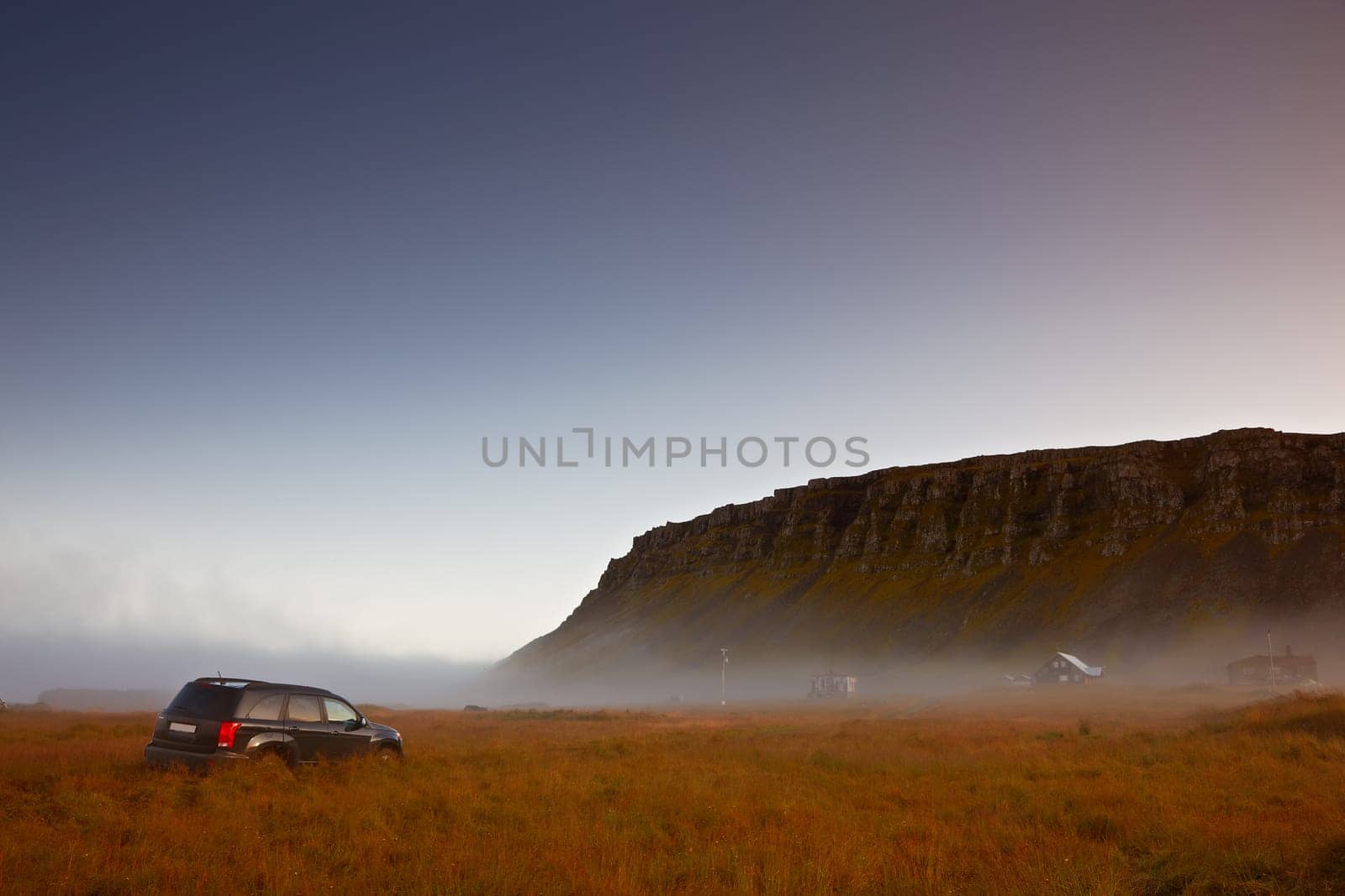 4WD trip across the Faskrudsfjordur, Iceland