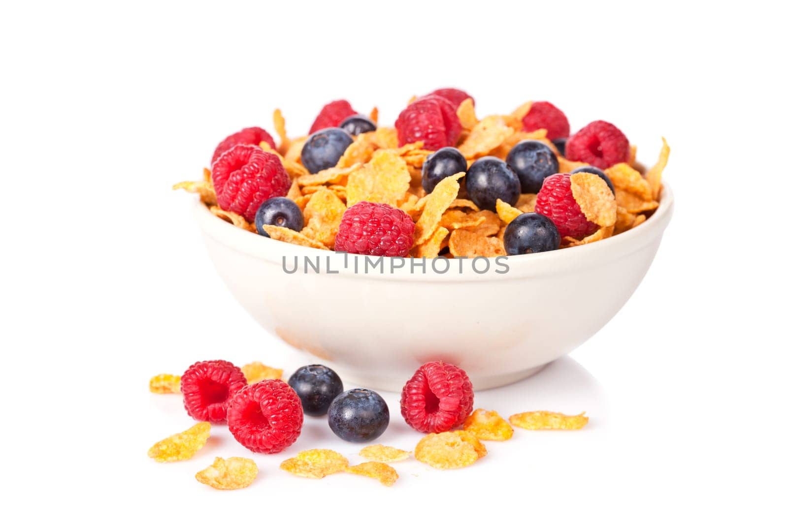 Cornflakes with fruits
