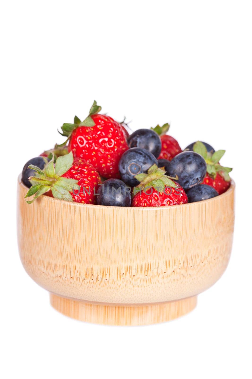 Blueberries and strawberries
