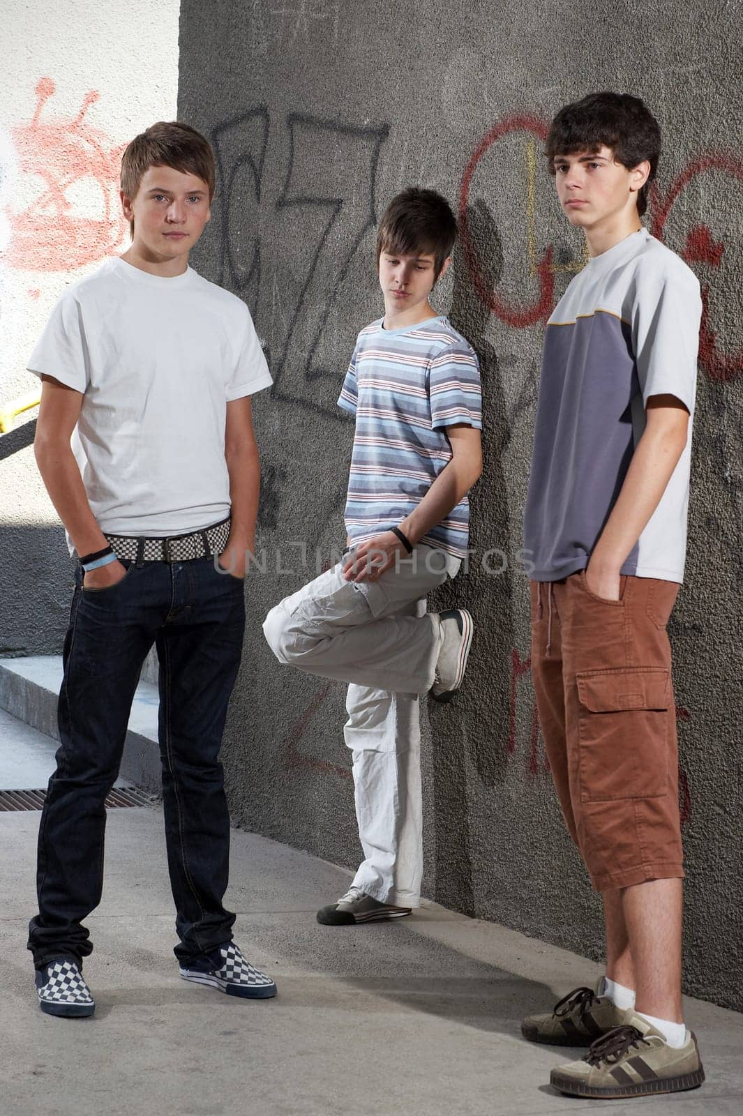 Three young boys