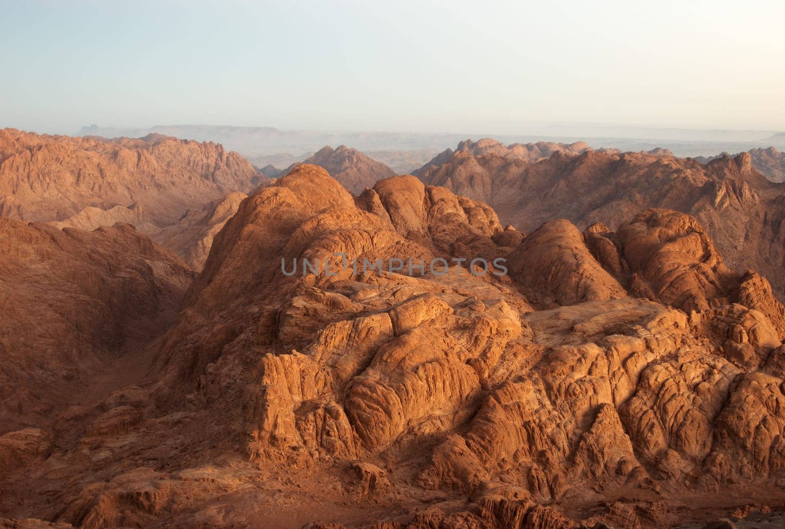 Panorama rocks in early morning