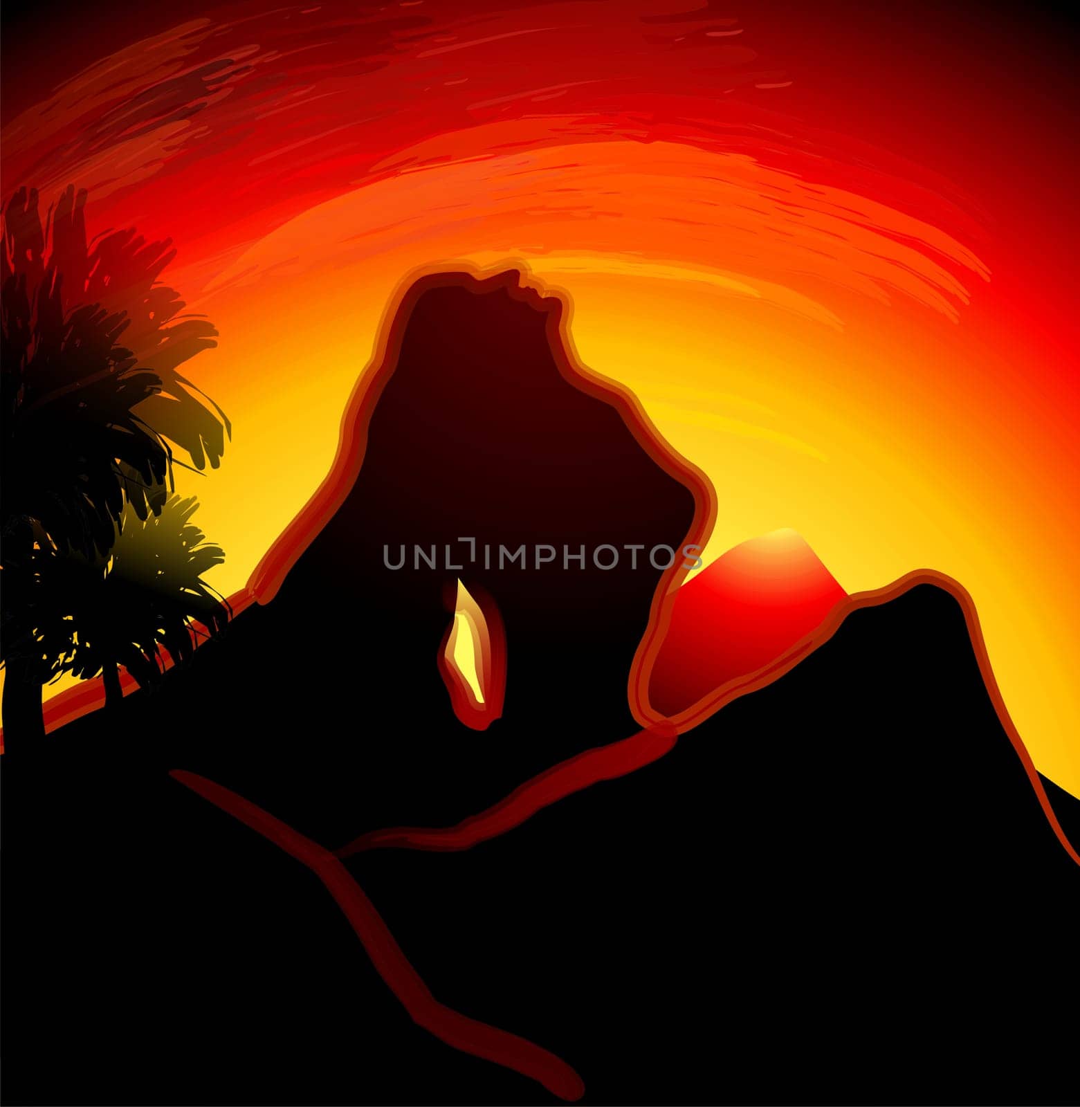 Beauty of the woman during sun rise