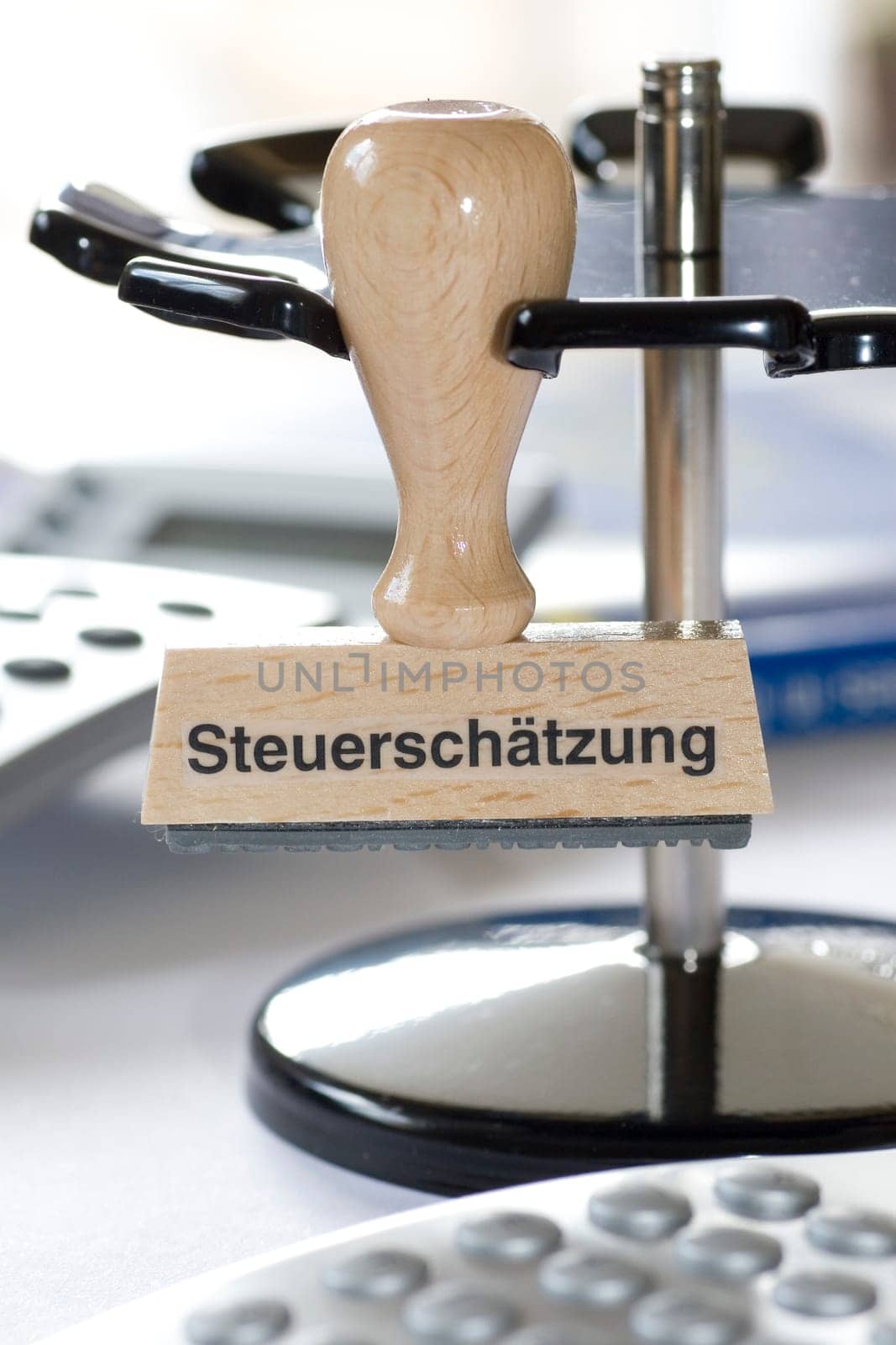 Stamp with the inscription Tax Estimate