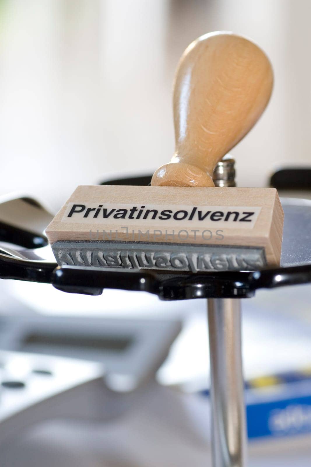 Stamp with the inscription Personal Bankruptcy