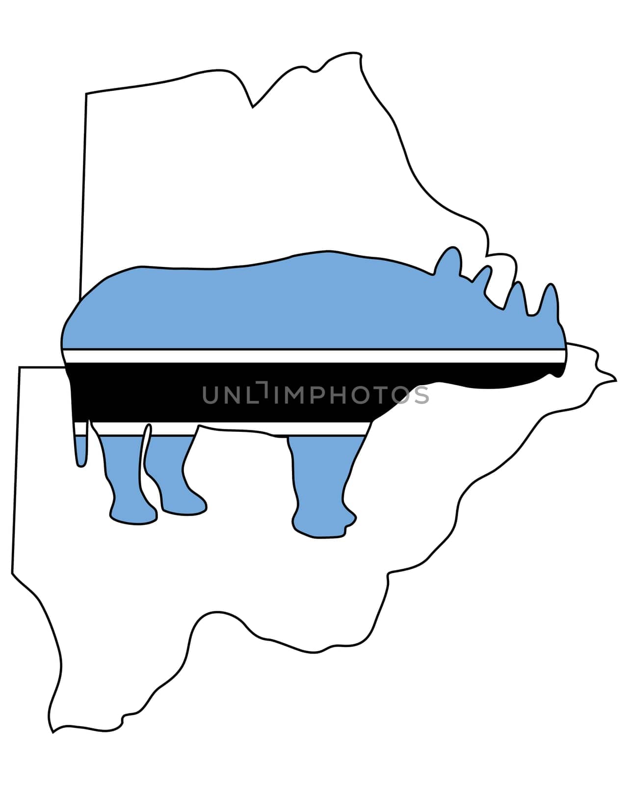 Botswana Black Rhinoceros