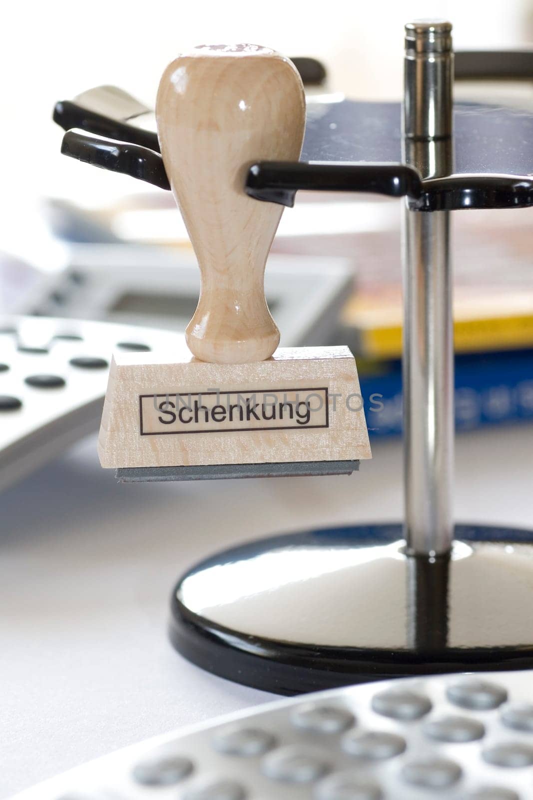 Stamp with the inscription Donation
