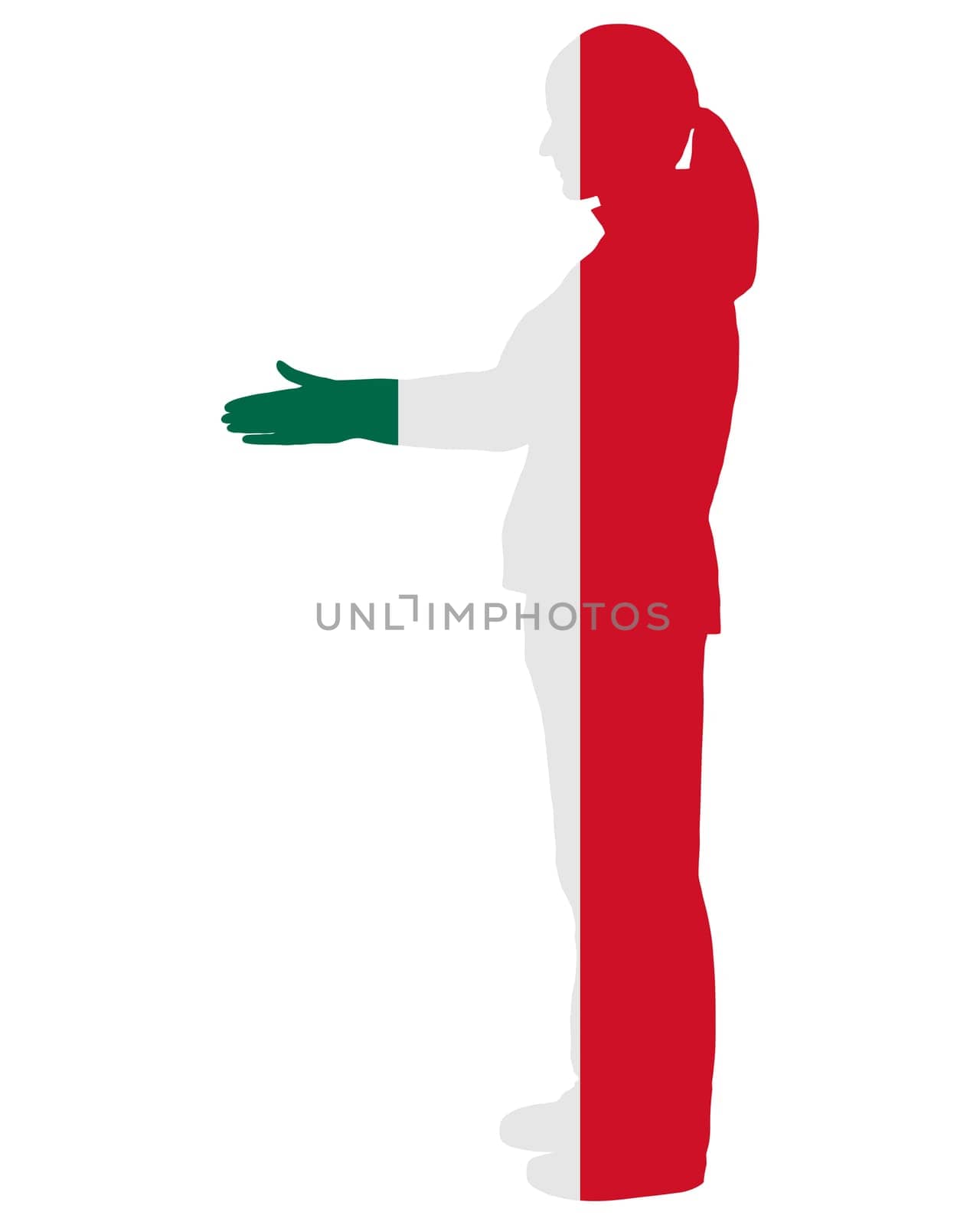 Mexican handshake