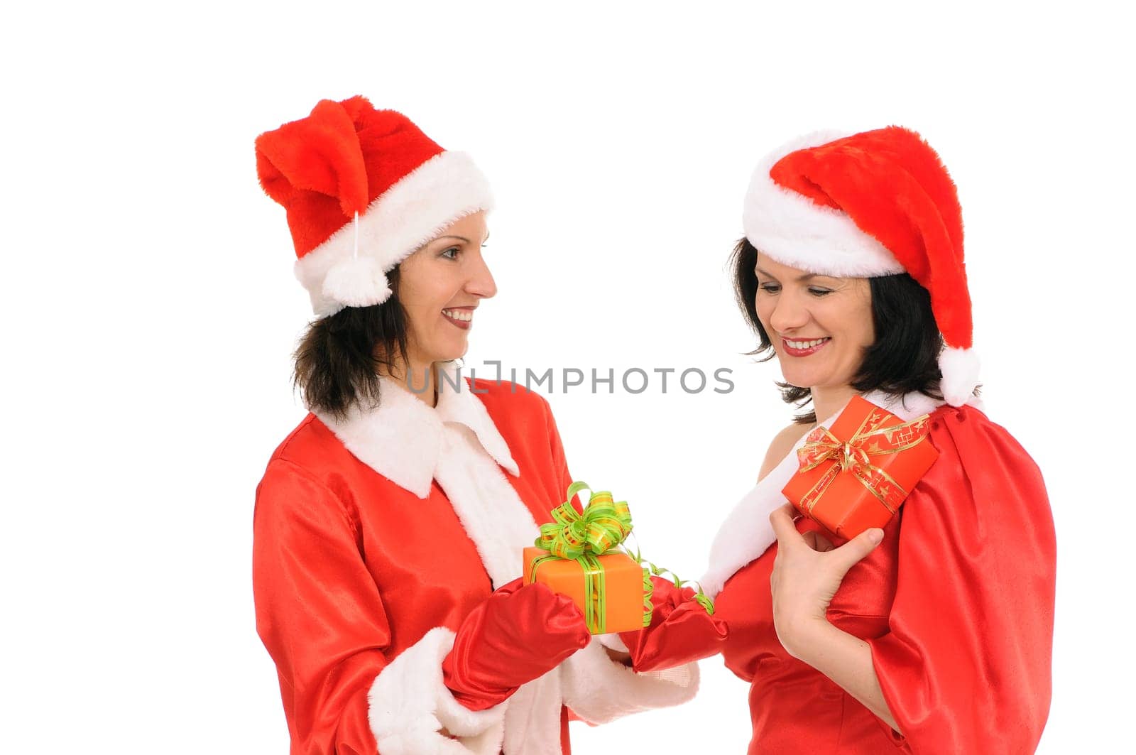 two woman santa