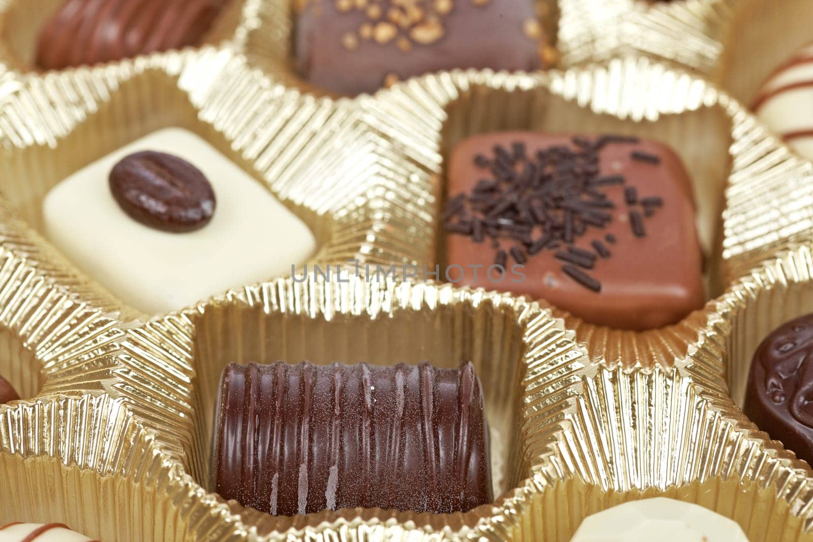 Chocolate candies background