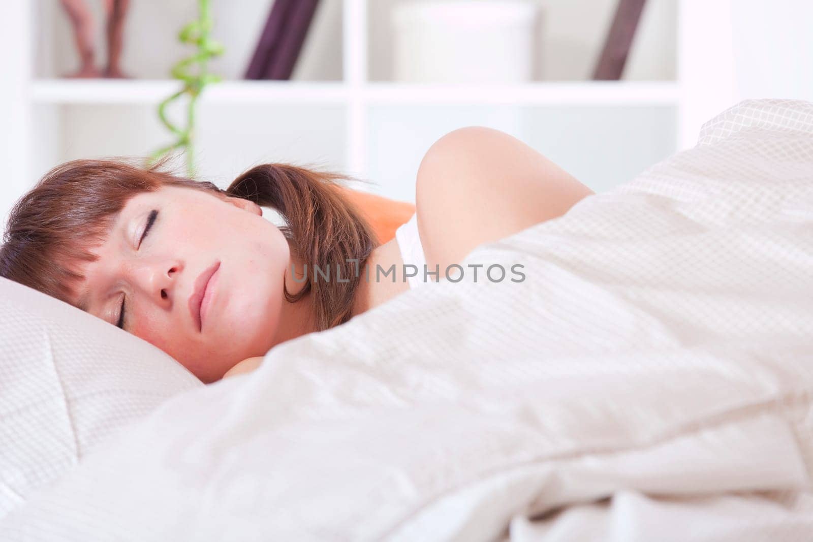 sleeping woman