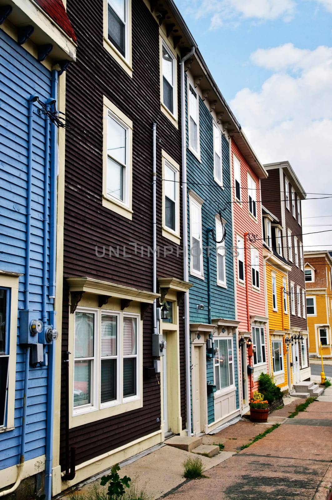 Colorful houses in St. Johns
