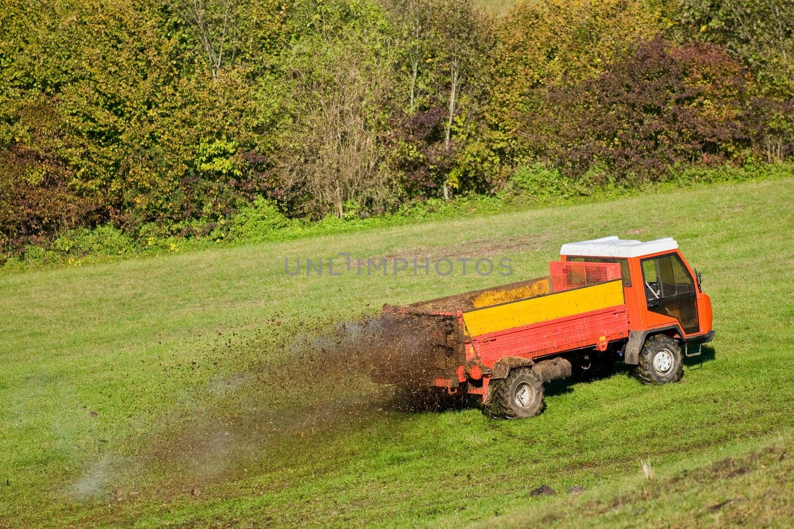 Tractor at work